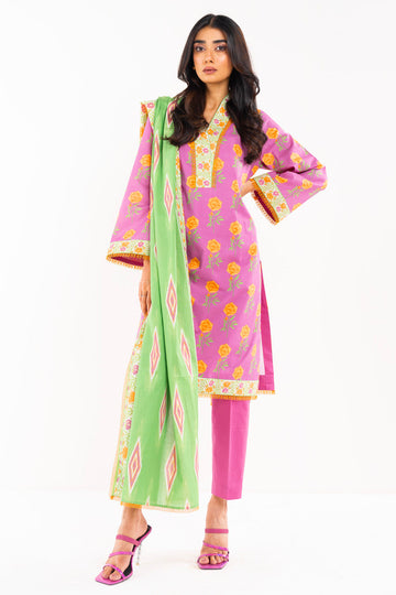 Alkaram Studio SS-15-1-24 Magenta Spring Summer Collection Online Shopping
